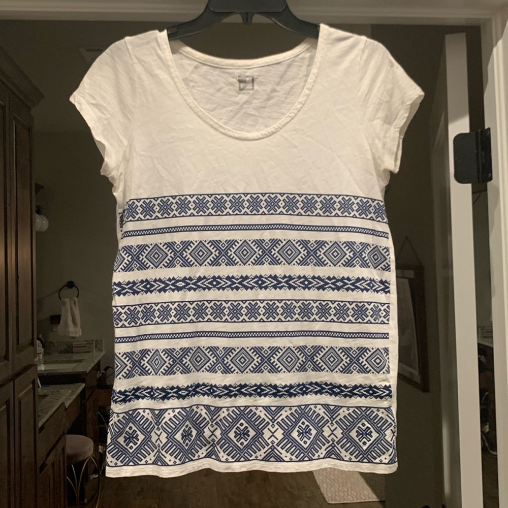 JCPenny Aztec Designed Shirt